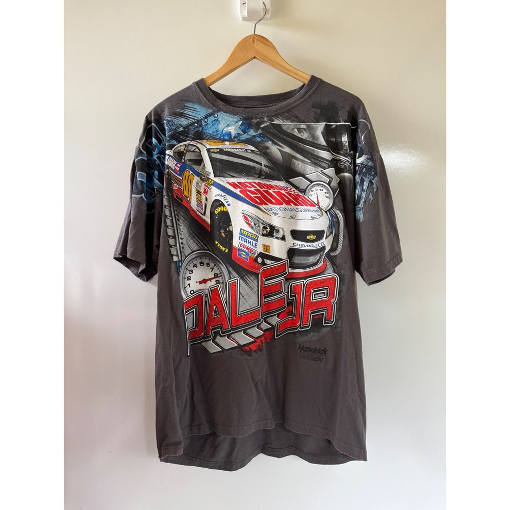 Chase Authentics NASCAR Dale Earnhardt Jr 88 National Guard T-Shirt XL All Over
